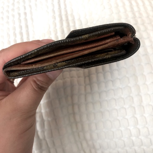 Louis Vuitton Dual Sided Snap Compact Wallet Brown Monogram - Picture 10 of 12